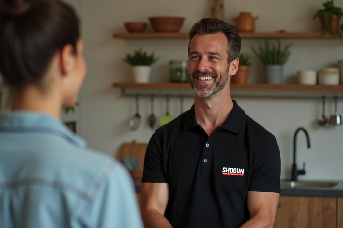 plumber with customer 3