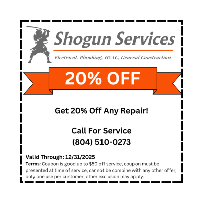 Technician performing Air Conditioning repair in Petersburg VA